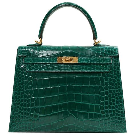 hermes kelly 32 crocodile price|hermes green crocodile kelly.